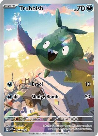 Trubbish - 140/086 140 - SV White Flare Holofoil