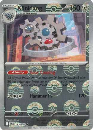 Klinklang - 067/086 (Poke Ball Pattern) 67 - SV White Flare Holofoil