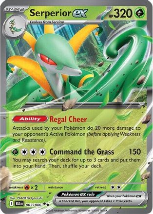 Serperior ex 3 - SV Black Bolt Holofoil