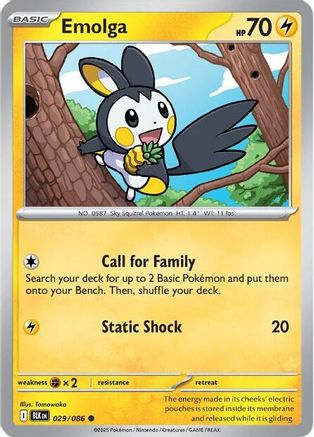 Emolga 29 - SV Black Bolt