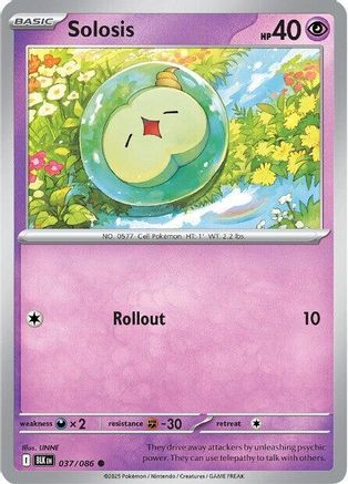 Solosis 37 - SV Black Bolt Reverse Holofoil