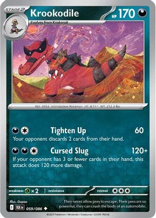 Krookodile 59 - SV Black Bolt Reverse Holofoil