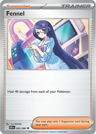 Fennel 82 - SV Black Bolt Reverse Holofoil