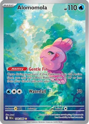 Alomomola - 108/086 108 - SV Black Bolt Holofoil