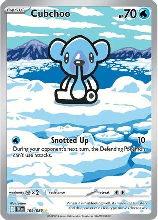 Cubchoo - 109/086 109 - SV Black Bolt Holofoil