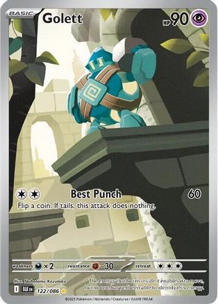 Golett - 122/086 122 - SV Black Bolt Holofoil