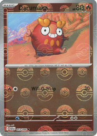 Darumaka - 013/086 (Poke Ball Pattern) 13 - SV Black Bolt Holofoil