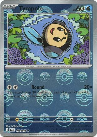 Tympole - 022/086 (Poke Ball Pattern) 22 - SV Black Bolt Holofoil