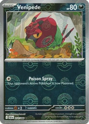 Venipede - 057/086 (Poke Ball Pattern) 57 - SV Black Bolt Holofoil