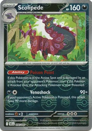 Scolipede - 059/086 (Poke Ball Pattern) 59 - SV Black Bolt Holofoil