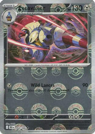 Escavalier - 065/086 (Poke Ball Pattern) 65 - SV Black Bolt Holofoil