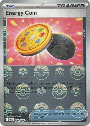 Energy Coin (Poke Ball Pattern) 79 - SV Black Bolt Holofoil