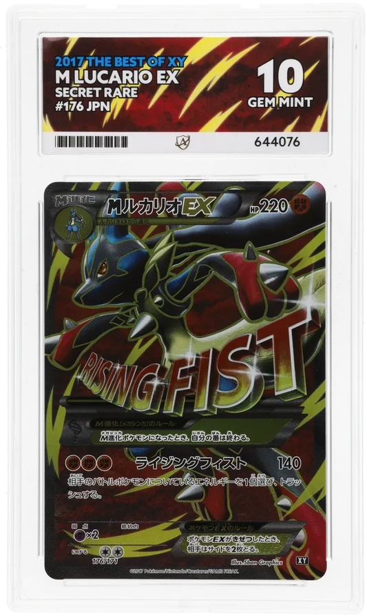 M Lucario EX - ACE 10   (Front)