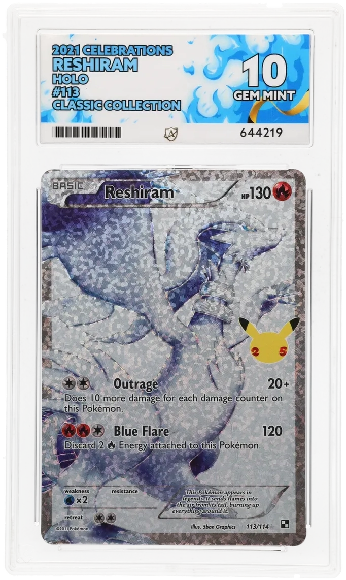 Reshiram - ACE 10   (Front)