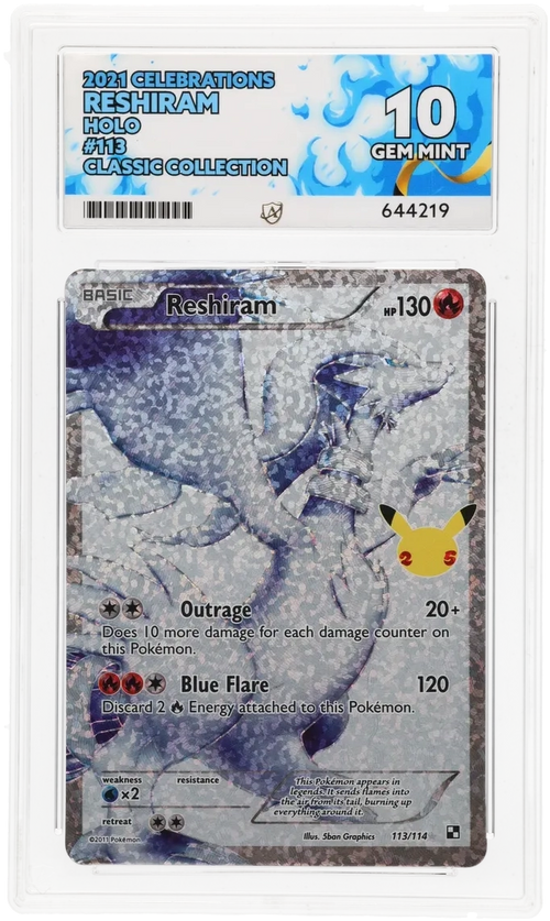 Reshiram - ACE 10   (Front)