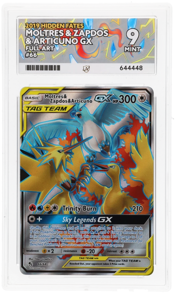 Moltres & Zapdos & Articuno GX - ACE 9   (Front)