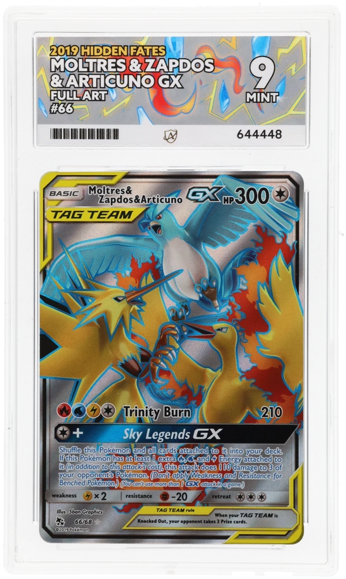 Moltres & Zapdos & Articuno GX - ACE 9   (Front)