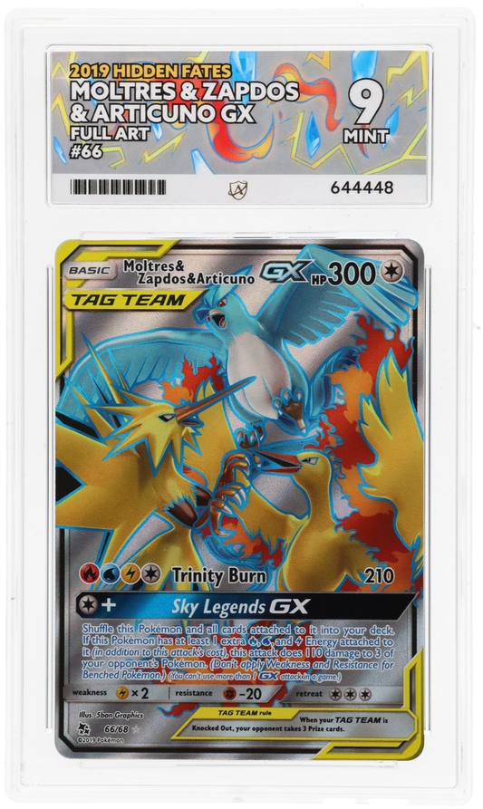 Moltres & Zapdos & Articuno GX - ACE 9   (Front)