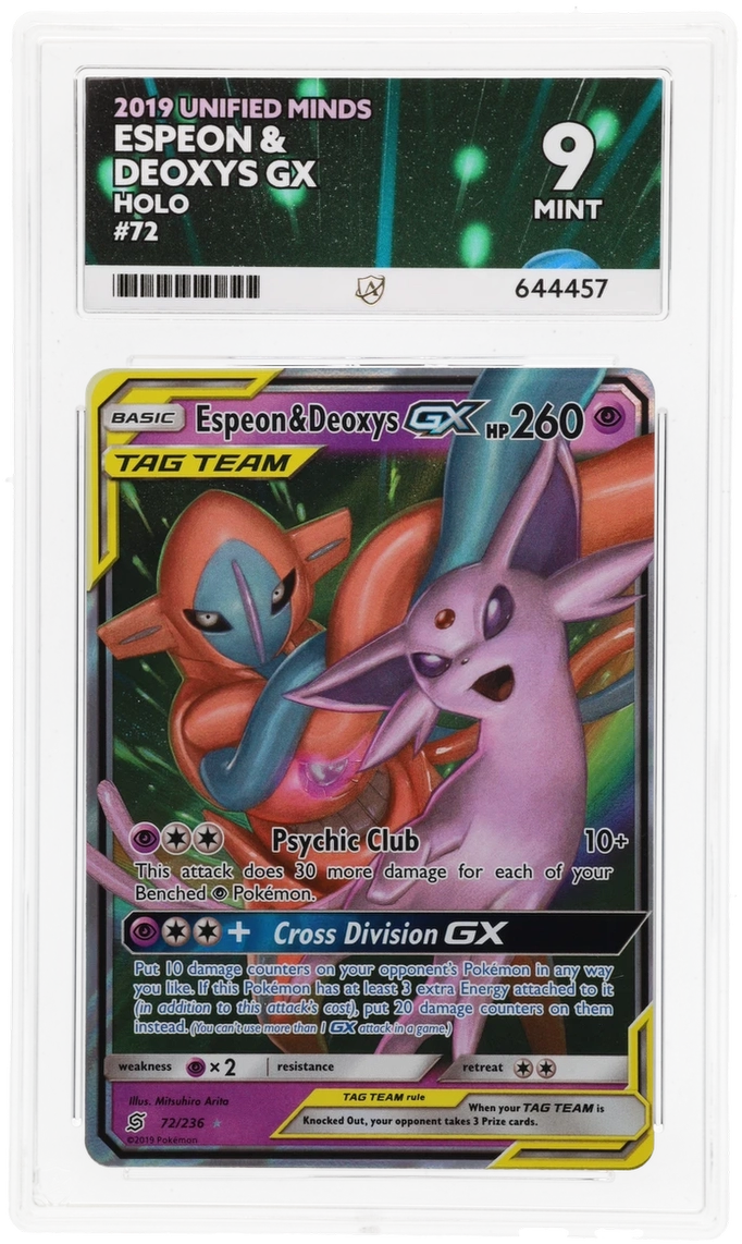 Espeon & Deoxys GX - ACE 9   (Front)