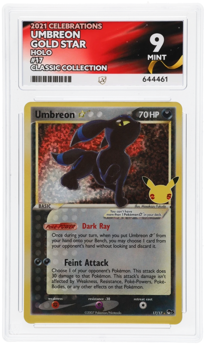 Umbreon Gold Star - ACE 9   (Front)