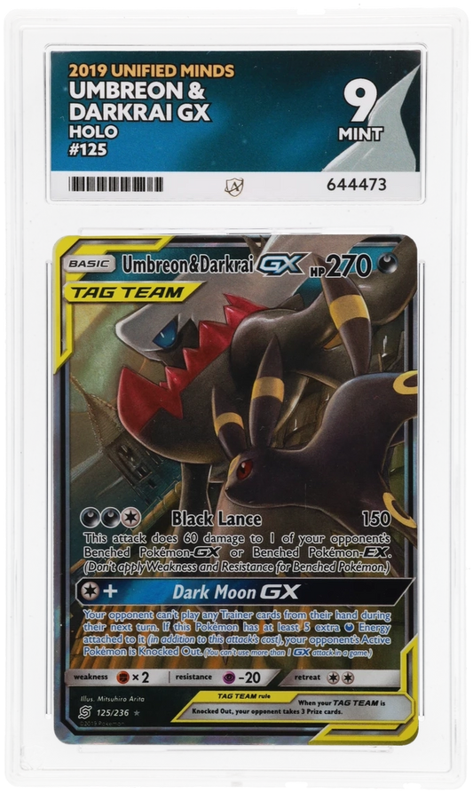 Umbreon & Darkrai GX - ACE 9   (Front)