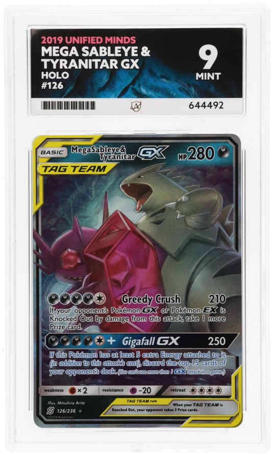 Mega Sableye & Tyranitar GX - ACE 9   (Front)