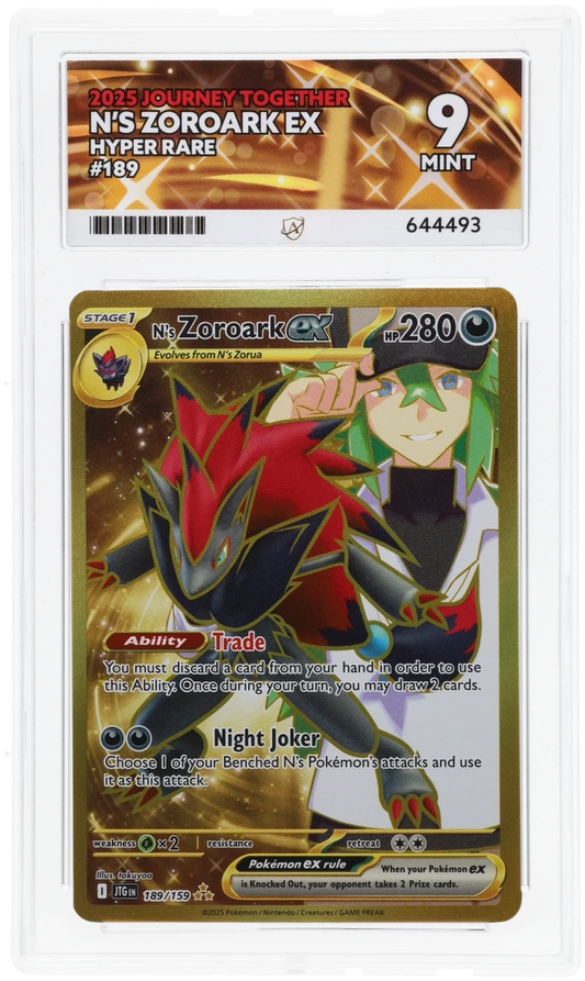 N's Zoroark ex - ACE 9   (Front)