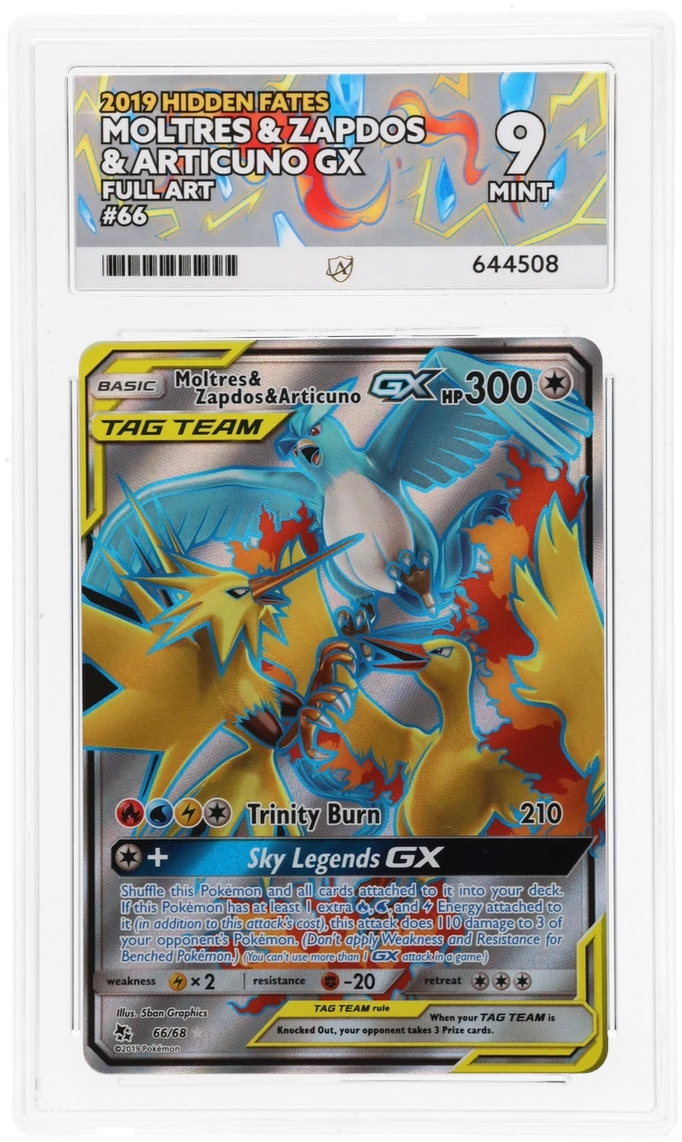 Moltres & Zapdos & Articuno GX - ACE 9   (Front)