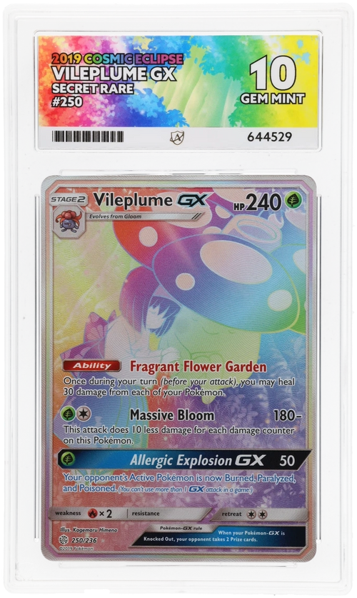Vileplume GX - ACE 10   (Front)