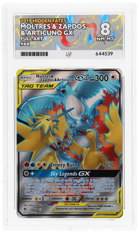 Moltres & Zapdos & Articuno GX - ACE 8   (Front)