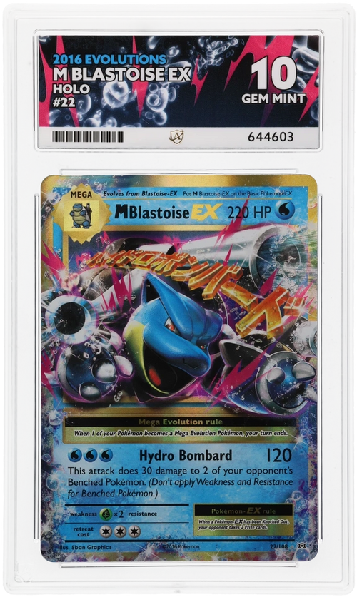 M Blastoise EX - ACE 10   (Front)