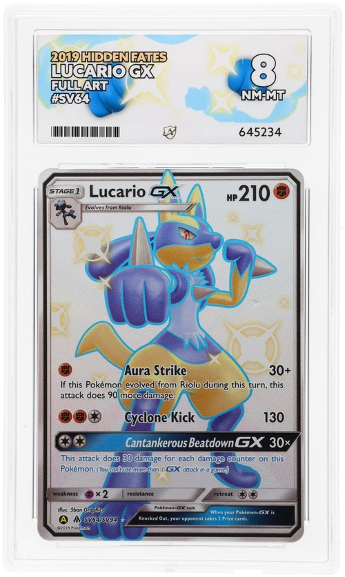 Lucario GX - ACE 8   (Front)