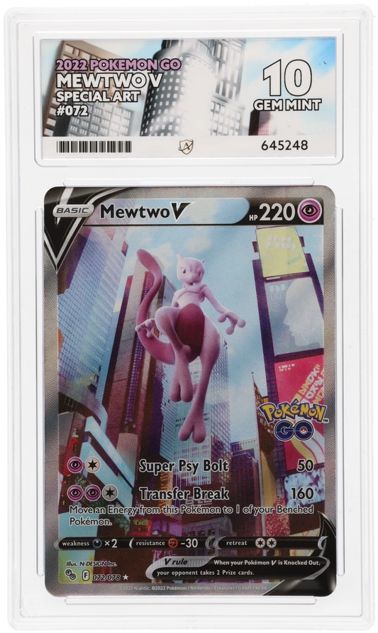 Mewtwo V - ACE 10   (Front)