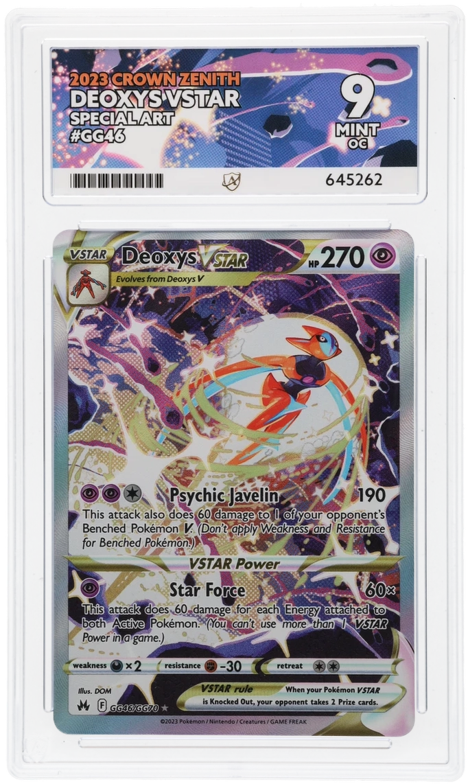 Deoxys VSTAR - ACE 9  OC (Front)
