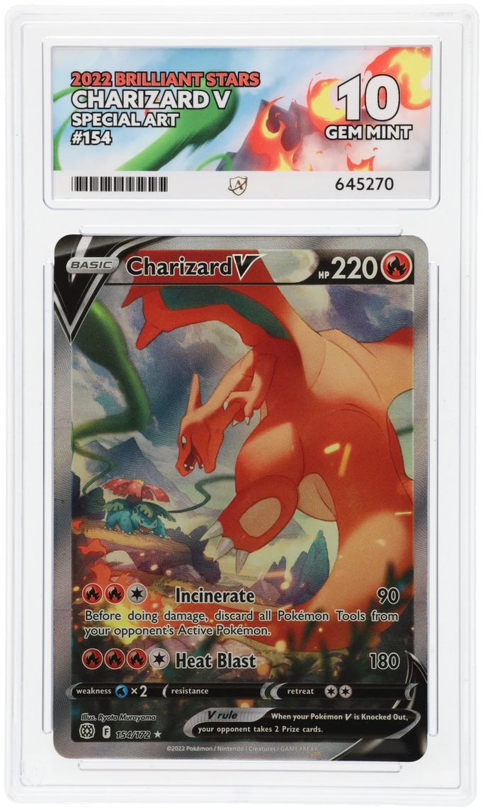 Charizard V Special Art 154/172 - Ace 10 - 2022 Brilliant Stars