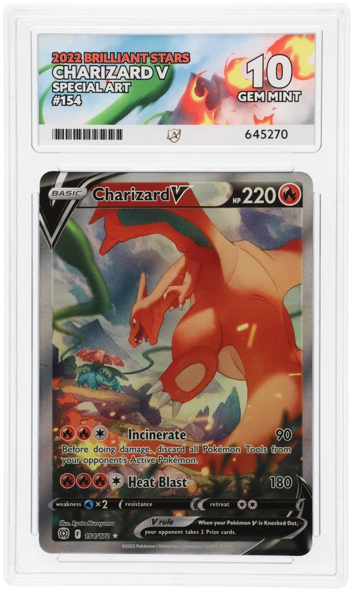 Charizard V Special Art 154/172 - Ace 10 - 2022 Brilliant Stars