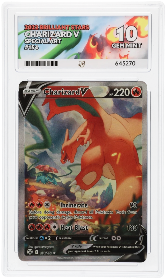 Charizard V Special Art 154/172 - Ace 10 - 2022 Brilliant Stars