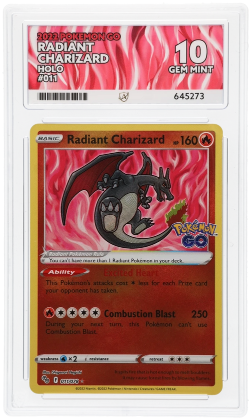 Radiant Charizard - ACE 10   (Front)