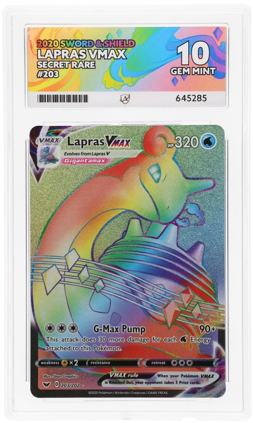 Lapras VMAX - ACE 10   (Front)