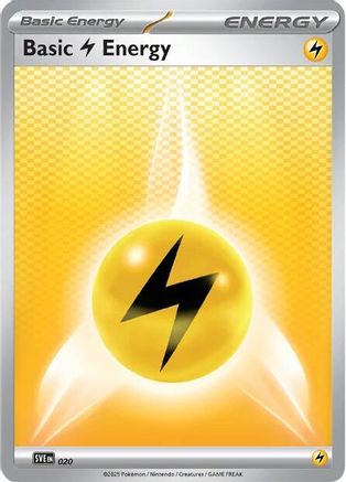 Basic Lightning Energy - 020 20 - SVE Scarlet & Violet Energies