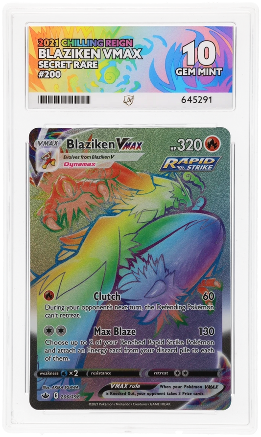 Blaziken VMAX - ACE 10   (Front)