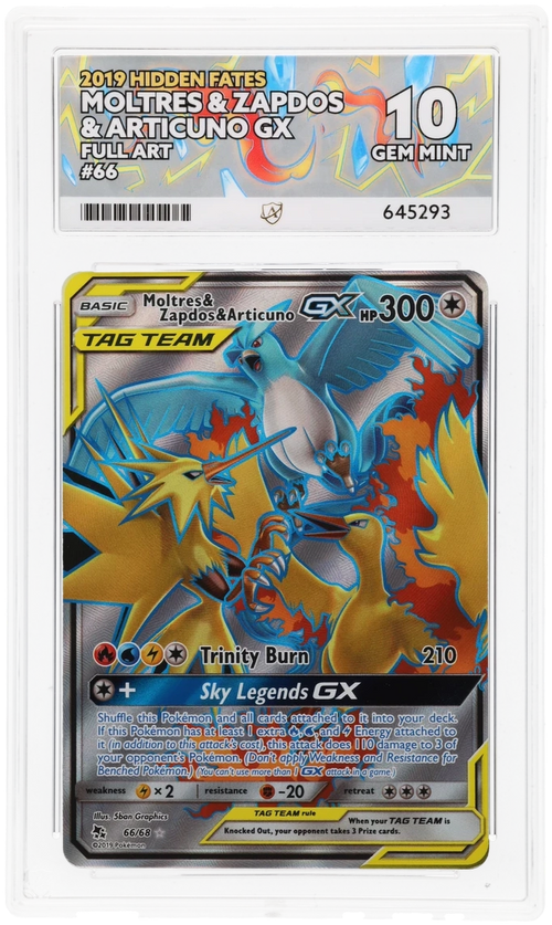 Moltres & Zapdos & Articuno GX - ACE 10   (Front)