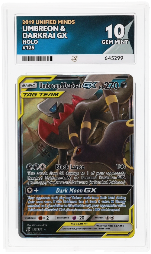 Umbreon & Darkrai GX - ACE 10   (Front)