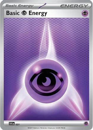 Basic Psychic Energy - 021 21 - SVE Scarlet & Violet Energies Reverse Holofoil