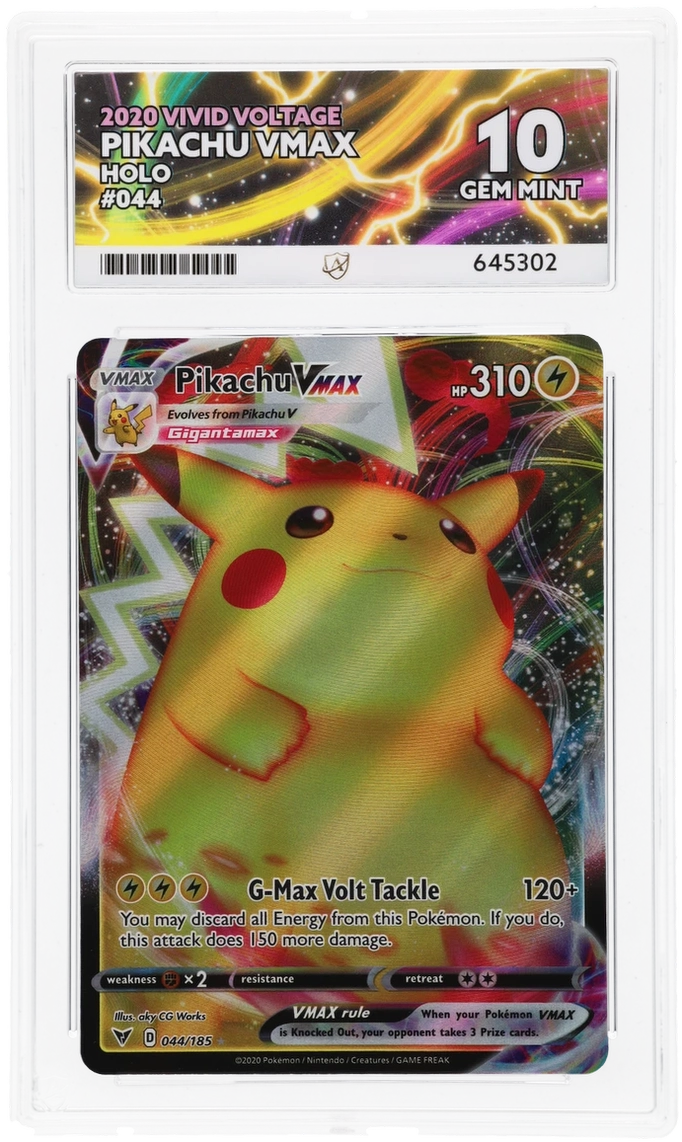 Pikachu VMAX Holo 44/185 - Ace 10 - Vivid Voltage