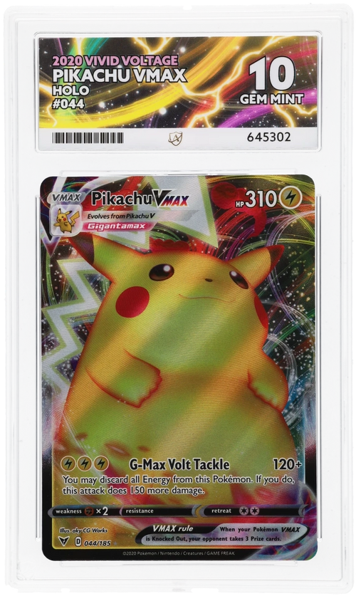 Pikachu VMAX Holo 44/185 - Ace 10 - Vivid Voltage