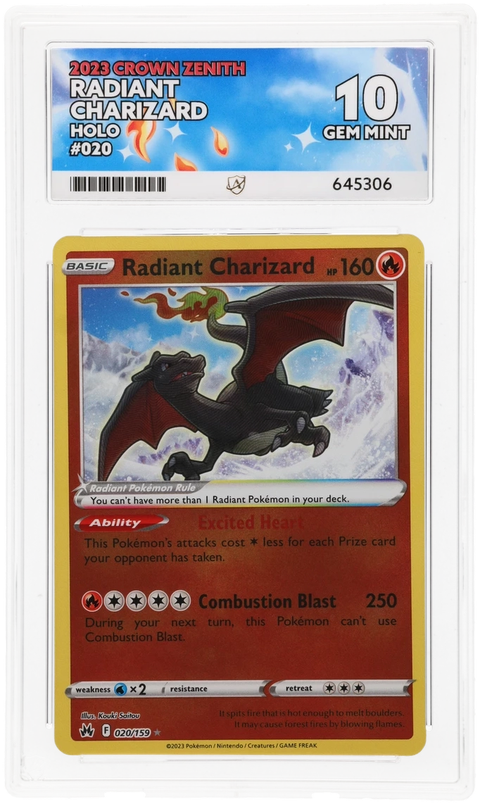Radiant Charizard - ACE 10   (Front)