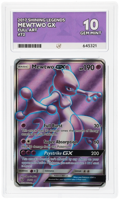Mewtwo GX - ACE 10   (Front)