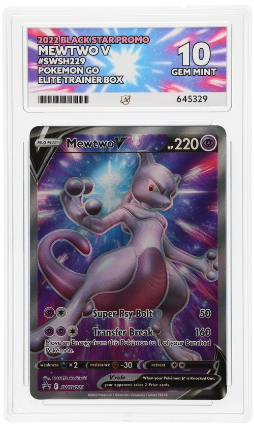 Mewtwo V - ACE 10   (Front)
