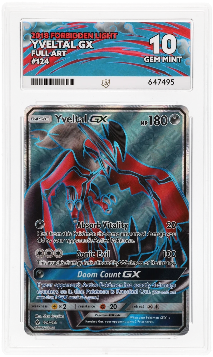 ACE 10 - Yveltal GX - 124/131 - Forbidden Light - Pokemon